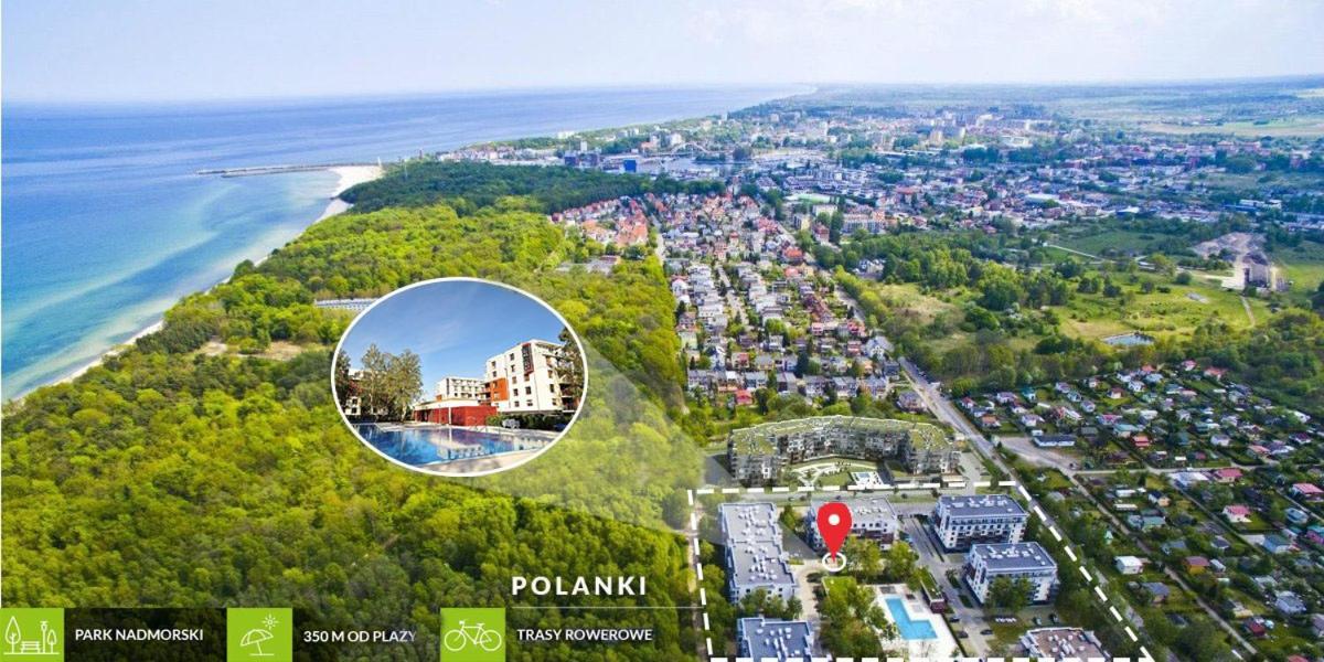 Seaside Polanki Apartments z garażem, Klonowa 17E Kolobrzeg Bagian luar foto